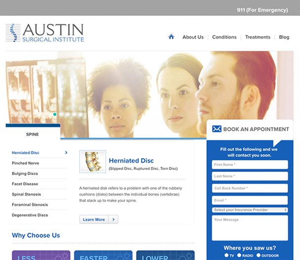 Austin Surgical Institute Website